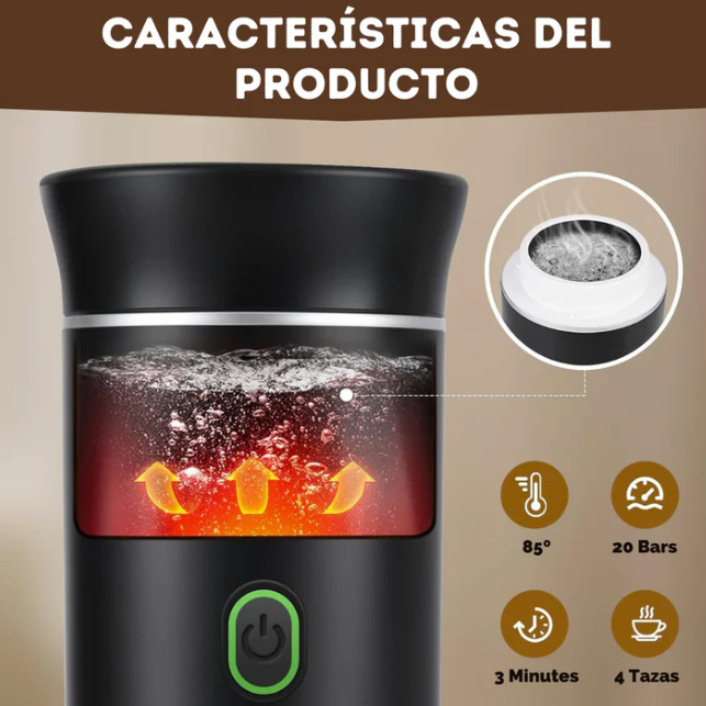 Cafetera Portátil Barista